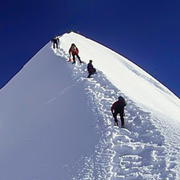 Peak climbing in Nepal