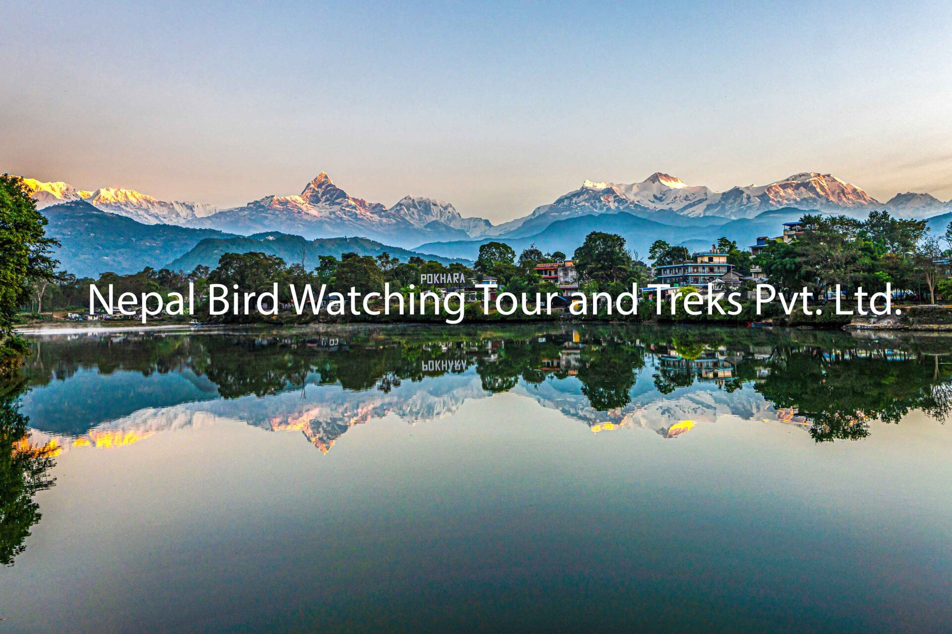 Best Places for Birdwatching in Nepal 26 Pokhara Fewa Lake and Annapurna Mountain Range